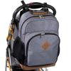 imageFisherPrice Fastfinder Multipocket Grey Diaper Bag Backpack with Changing Pad and Stroller Straps Grey