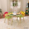 imageFisherPrice Fauna Collection Pride Rock Table Chair Set by Dream On Me Jungle Print Easy to Assemble Crafted from Durable New Zealand Pinewood