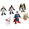 imageFisherPrice Imaginext Superman Action Figure Multipack 6 Characters 3inch Collectible Set with Krypto ampamp Kaiju