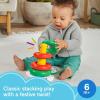 imageFisherPrice Infant Toy Set Babys First Blocks 10 Shapes and RockaStack Ring Stacking Activity for Ages 6 MonthsHoliday RockAStack
