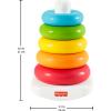 imageFisherPrice Infant Toy Set Babys First Blocks 10 Shapes and RockaStack Ring Stacking Activity for Ages 6 MonthsPlantBased Materials