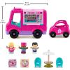 imageFisherPrice Little People Barbie Toddler Toy Cupcake Truck Musical Playset with 9 Pieces for Pretend Play Kids Ages 18 Months Amazon Exclusive