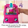 imageFisherPrice Little People Barbie Toddler Toy Cupcake Truck Musical Playset with 9 Pieces for Pretend Play Kids Ages 18 Months Amazon Exclusive