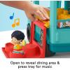 imageFisherPrice Little People Musical Toddler Toy Serve It Up Food Truck Vehicle with 2 Figures for Pretend Play Kids Ages 1 Years