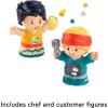 imageFisherPrice Little People Musical Toddler Toy Serve It Up Food Truck Vehicle with 2 Figures for Pretend Play Kids Ages 1 Years