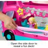 imageFisherPrice Little People Toddler Toy Barbie Dreamcamper RV Playset with Music Lights ampamp Figures for Pretend Play Kids Ages 18 Months