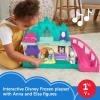 imageFisherPrice Little People Toddler Toy Disney Frozen Arendelle Castle Playset with Lights Sounds Anna ampamp Elsa Figures for Pretend Play Ages 18 Months Amazon Exclusive