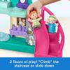 imageFisherPrice Little People Toddler Toy Disney Frozen Arendelle Castle Playset with Lights Sounds Anna ampamp Elsa Figures for Pretend Play Ages 18 Months Amazon Exclusive