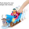 imageFisherPrice Little People Toddler Toy Disney Frozen Kristoffs Sleigh Vehicle with Character Figures for Pretend Play Kids Ages 18 Months Amazon Exclusive