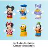 imageFisherPrice Little People Toddler Toy Disney Mickey Mouse ampamp Friends 6Piece Figure Set for Preschool Pretend Play Kids Ages 18 Months