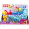 imageFisherPrice Little People Toddler Toy Disney Princess Ariels LightUp Sea Carriage Musical Vehicle for Pretend Play Ages 18 MonthsAriels Sea Carriage