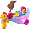 imageFisherPrice Little People Toddler Toy Disney Princess Ariels LightUp Sea Carriage Musical Vehicle for Pretend Play Ages 18 MonthsAriels Sea Carriage