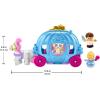 imageFisherPrice Little People Toddler Toy Disney Princess Cinderellas Dancing Carriage Playset with Figures for Pretend Play Ages 18 Months