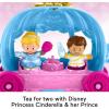 imageFisherPrice Little People Toddler Toy Disney Princess Cinderellas Dancing Carriage Playset with Figures for Pretend Play Ages 18 Months
