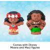 imageFisherPrice Little People Toddler Toy Disney Princess Moana ampamp Mauis Canoe Sail Boat with Figures for Pretend Play Ages 18 Months