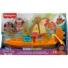 imageFisherPrice Little People Toddler Toy Disney Princess Moana ampamp Mauis Canoe Sail Boat with Figures for Pretend Play Ages 18 Months