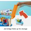 imageFisherPrice Little People Toddler Toy Everyday Adventures Airport Playset with Airplane for Preschool Pretend Play Ages 1 Years