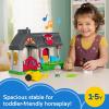 imageFisherPrice Little People Toddler Toy Friendly Horses Stable Playset with Sounds Figures ampamp Accessories for Kids Ages 1 YearsMulticolor