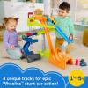 imageFisherPrice Little People Toddler Toy Hot Wheels Spiral Stunt Speedway Race Track Playset with 2 Cars for Pretend Play Kids Ages 18 Months