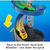 imageFisherPrice Little People Toddler Toy Hot Wheels Spiral Stunt Speedway Race Track Playset with 2 Cars for Pretend Play Kids Ages 18 Months