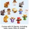imageFisherPrice Little People Toddler Toy Nativity Set with Music Lights ampamp 18 Pieces for Christmas Pretend Play Kids Ages 1 Years