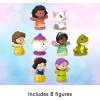 imageFisherPrice Little People Toddler Toys Disney Princess Story Duos 8Piece Figure Set for Pretend Play Kids Ages 18 MonthsPrincess  Friends 8Pack