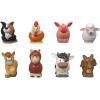 imageFisherPrice Little People Toddler Toys Farm Animal Friends 8Piece Figure Set for Pretend Play Ages 1 YearsAnimal Friends