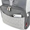 imageFisherPrice MultiPocket 13 Grey Roll Top Diaper Bag Backpack with Portable Changing Pad Stroller Straps Wipes Bottle Tablet Pockets