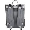 imageFisherPrice MultiPocket 13 Grey Roll Top Diaper Bag Backpack with Portable Changing Pad Stroller Straps Wipes Bottle Tablet Pockets