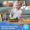 imageFisherPrice Musical Toy Rockin Record Player for Preschool Pretend Play for Kids Ages 3 Year