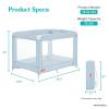 imageFisherPrice Play All Day Baby Playard in Moon Mist No Tool Assembly Easy OneHand Fold Playard Breathable Mesh Sides Carry Bag IncludedMoonmist