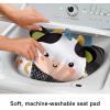 imageFisherPrice Portable Baby Chair Cute Cow SitMeUp Floor Seat with BPAFree Teether ampamp Clacker Newborn Developmental Toys Amazon ExclusiveCow