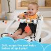 imageFisherPrice Portable Baby Chair Cute Cow SitMeUp Floor Seat with BPAFree Teether ampamp Clacker Newborn Developmental Toys Amazon ExclusiveCow