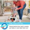 imageFisherPrice Portable Baby Chair Cute Cow SitMeUp Floor Seat with BPAFree Teether ampamp Clacker Newborn Developmental Toys Amazon ExclusiveCow