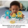 imageFisherPrice Portable Baby Chair Deluxe SitMeUp Floor Seat with Snack Tray Rainbow Sprinkles