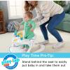 imageFisherPrice Portable Baby Chair Deluxe SitMeUp Floor Seat with Snack Tray Rainbow Sprinkles