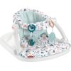 imageFisherPrice Portable Baby Chair SitMeUp Floor Seat With Developmental Toys ampamp Machine Washable Seat Pad Pacific Pebble1 Count Pack of 1