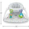 imageFisherPrice Portable Baby Chair SitMeUp Floor Seat With Developmental Toys ampamp Machine Washable Seat Pad Pacific Pebble1 Count Pack of 1