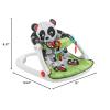 imageFisherPrice Portable Baby Chair SitMeUp Floor Seat With Developmental Toys ampamp Machine Washable Seat Pad Pacific Pebble1 Count Pack of 1