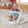 imageFisherPrice Portable Baby Chair SitMeUp Floor Seat With Developmental Toys ampamp Machine Washable Seat Pad Pacific PebbleOne Size