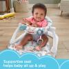 imageFisherPrice Portable Baby Chair SitMeUp Floor Seat With Developmental Toys ampamp Machine Washable Seat Pad Pacific PebbleOne Size