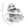 imageFisherPrice Portable Baby Chair SitMeUp Floor Seat with Snack Tray Developmental Toys ampamp Washable Seat Pad Cute Sloth