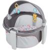 imageFisherPrice Portable Bassinet OnTheGo Baby Dome Travel Play Space with Developmental Newborn Toys ampamp Canopy Rosy Windmill