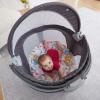 imageFisherPrice Portable Bassinet OnTheGo Baby Dome Travel Play Space with Developmental Newborn Toys ampamp Canopy Rosy Windmill