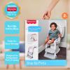 imageFisherPrice Potty Training Seat with Step Stool Ladder 2in1 Potty Training Toilet for Toddlers with Splash Guard AntiSlip Pads Cushioned Seat Gray