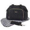 imageFisherPrice Quilted Diaper Bag Tote ampamp Convertible Crossbody with Adjustable Strap Insulated Bottle Pocket ampamp Changing Pad