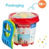 imageFisherPrice Toddler 3in1 Beach Bucket Portable Sprinkler and Sandcastle Mold  Water Toy and Sand Toys for Ages 18 Months  Includes Sand Tools