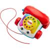 imageFisherPrice Toddler Pull Toy Chatter Telephone Pretend Phone with Rotary Dial and Wheels for Walking Play Ages 1 years