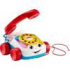 imageFisherPrice Toddler Pull Toy Chatter Telephone Pretend Phone with Rotary Dial and Wheels for Walking Play Ages 1 years
