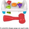 imageFisherPrice Toddler Toy Tap ampamp Turn Bench Pretend Tools 2Sided Construction Set for Ages 1 Years